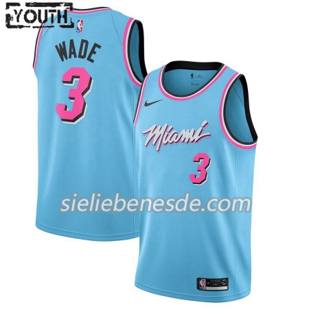 Kinder NBA Miami Heat Trikot Dwyane Wade 3 Nike 2019-2020 City Edition Swingman